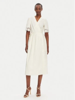 TWINSET Sukienka codzienna 251TT2091 Écru Loose Fit