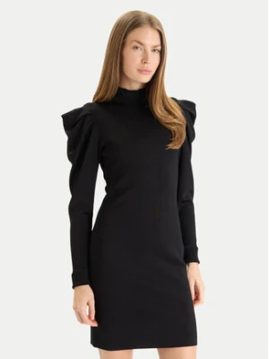 TWINSET Sukienka dzianinowa 252AT3010 Czarny Slim Fit