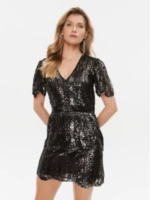 TWINSET Sukienka koktajlowa 232TT2050 Czarny Regular Fit