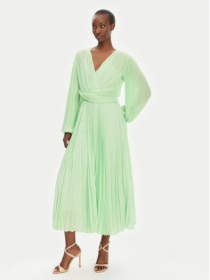 TWINSET Sukienka koktajlowa 251TP2330 Zielony Regular Fit