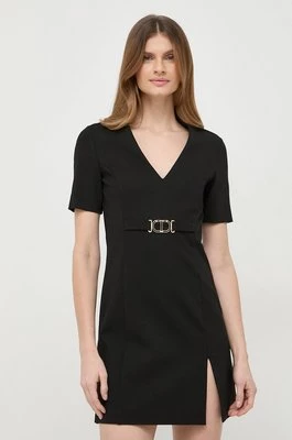Twinset sukienka kolor czarny mini prosta