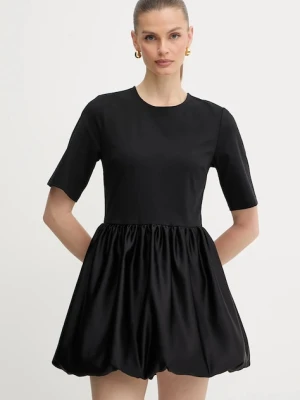 Twinset sukienka kolor czarny mini rozkloszowana 252TF2050