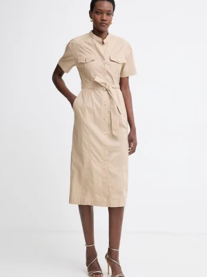 Twinset sukienka koszulowa bawełniana z elastanem