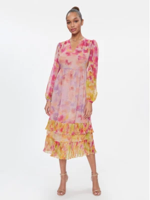 TWINSET Sukienka letnia 241TP2590 Różowy Regular Fit