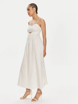 TWINSET Sukienka letnia 241TT2224 Biały Relaxed Fit
