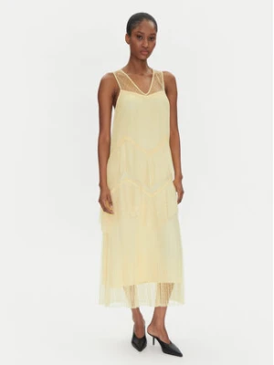 TWINSET Sukienka letnia 251TP2511 Beżowy Regular Fit