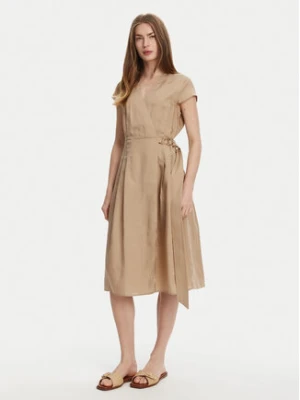 TWINSET Sukienka letnia 251TT2072 Beżowy Loose Fit