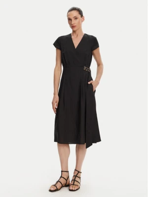 TWINSET Sukienka letnia 251TT2072 Czarny Loose Fit