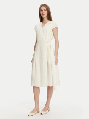 TWINSET Sukienka letnia 251TT2072 Écru Loose Fit
