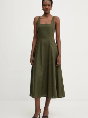 Twinset sukienka letnia z lnem