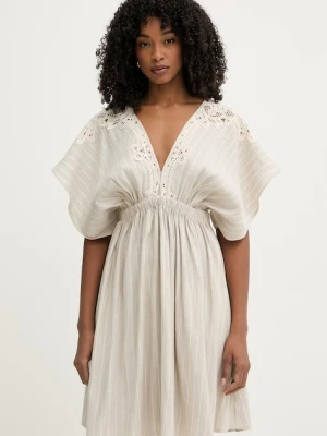 Twinset sukienka letnia z lnem