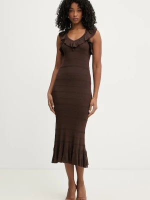 Twinset sukienka letnia z wiskozą