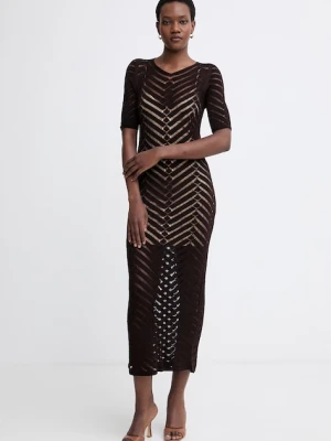 Twinset sukienka letnia z wiskozą