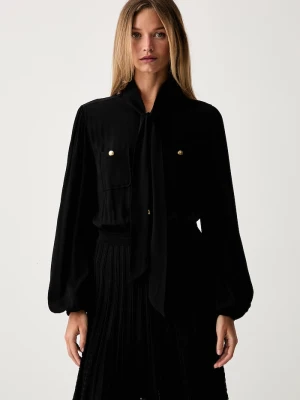 Twinset sukienka rozkloszowana czarny