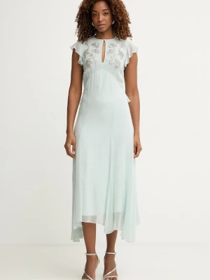 Twinset sukienka rozkloszowana z wiskozy