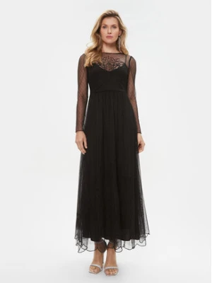 TWINSET Sukienka wieczorowa 232TP2101 Czarny Regular Fit