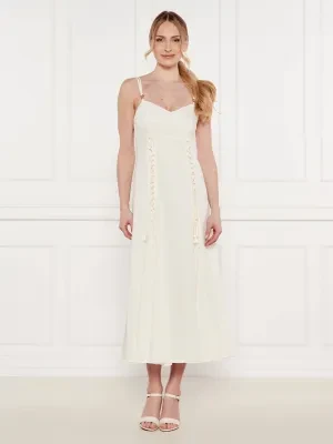TWINSET Sukienka | z dodatkiem lnu