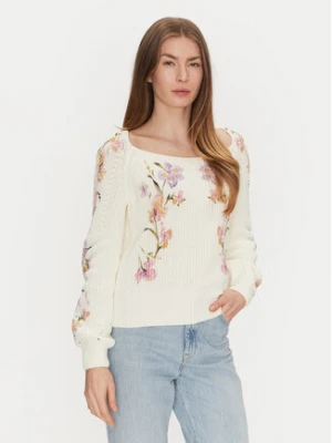 TWINSET Sweter 251TP3642 Beżowy Regular Fit