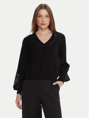 TWINSET Sweter 252TT3440 Czarny Regular Fit