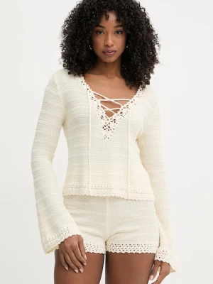 Twinset sweter damski beżowy