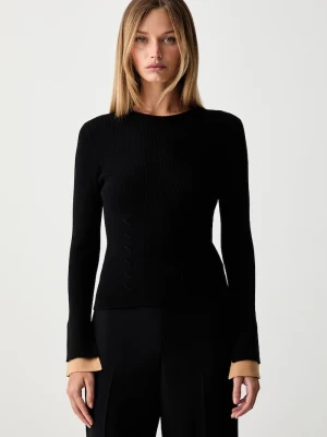 Twinset sweter damski czarny