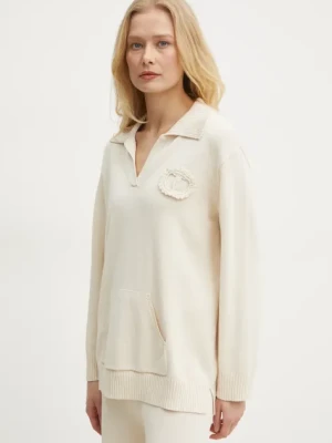 Twinset sweter damski kolor beżowy 251TP3250