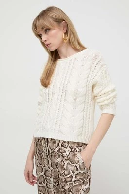 Twinset sweter damski kolor beżowy