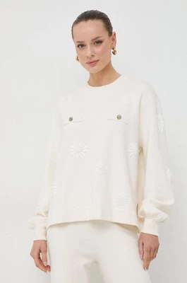 Twinset sweter damski kolor beżowy lekki