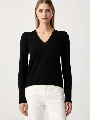 Twinset sweter damski wełniany czarny