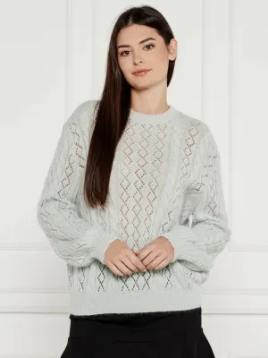 TWINSET Sweter | Loose fit | z dodatkiem wełny