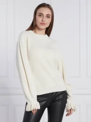 TWINSET Sweter | Regular Fit | z dodatkiem wełny i kaszmiru