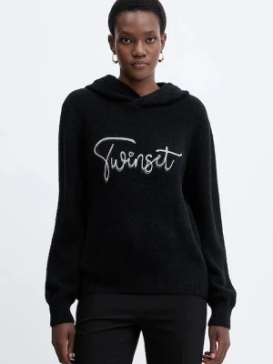 Twinset sweter z domieszką wełny