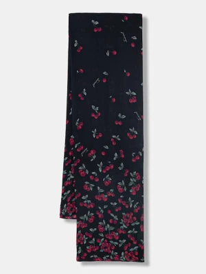 Twinset szal damski z dodatkiem wełny