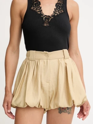 Twinset szorty damskie z wiskozą