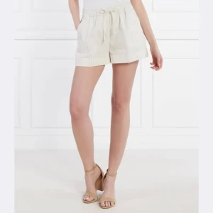 TWINSET Szorty | Loose fit | z dodatkiem lnu