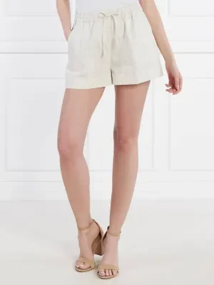 TWINSET Szorty | Loose fit | z dodatkiem lnu