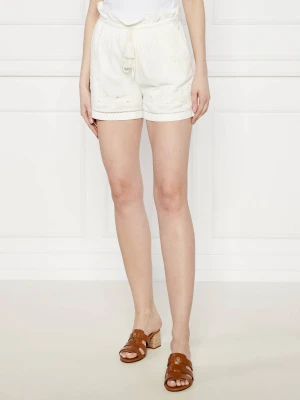 TWINSET Szorty | Loose fit | z dodatkiem lnu