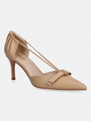 Twinset szpilki skórzane