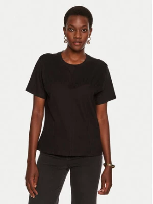 TWINSET T-Shirt 242TP2440 Czarny Regular Fit