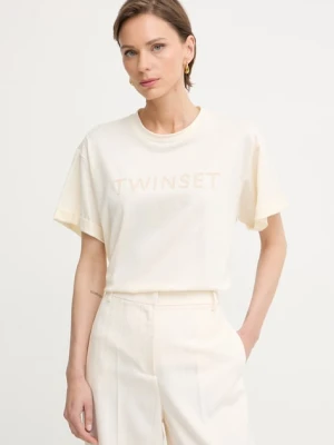 Twinset t-shirt damski bawełniany