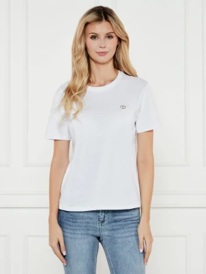 TWINSET T-shirt | Loose fit biały