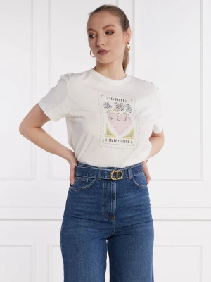 TWINSET T-shirt PINK HEART | Regular Fit