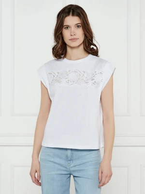 TWINSET T-shirt | Regular Fit biały