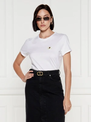 TWINSET T-shirt | Regular Fit biały