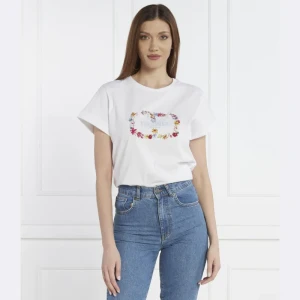TWINSET T-shirt RICAMO FIORI | Regular Fit