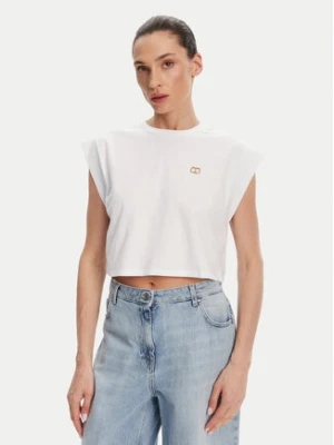 TWINSET Top 251TT2043 Biały Regular Fit