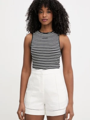 Twinset top damski bawełniany z elastanem