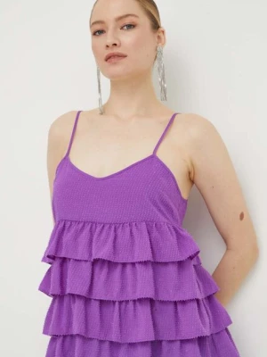 Twinset top damski kolor fioletowy