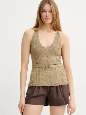 Twinset top damskie kolor zielony 251TT3195