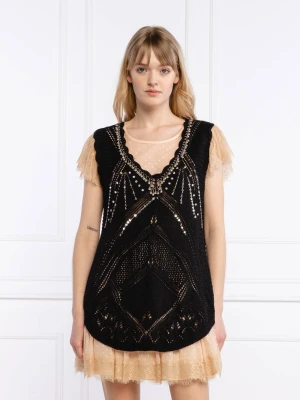 TWINSET Top | Loose fit czarny
